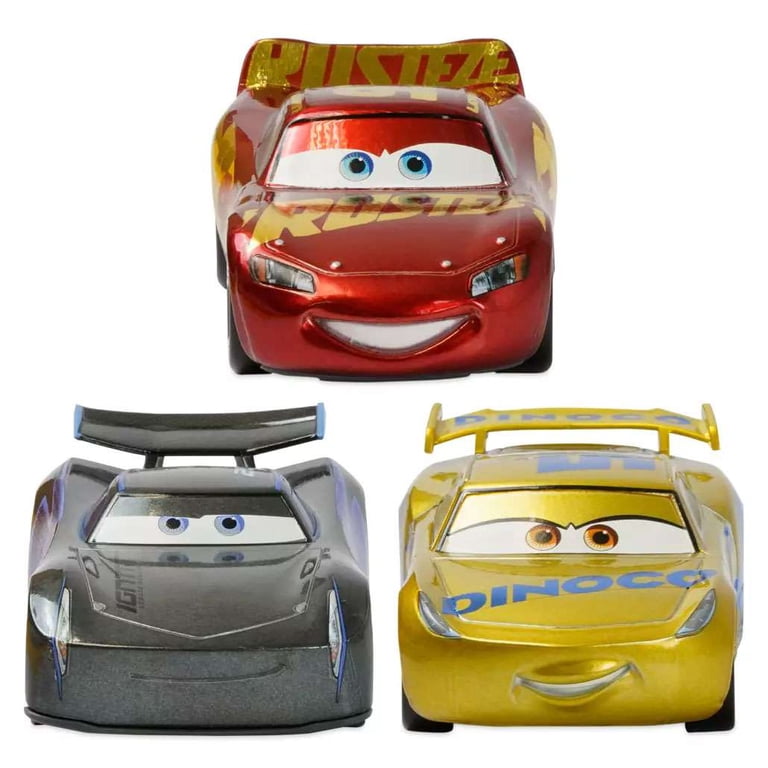 Disney / Pixar Cars Pullback Die Cast Jackson Storm, Lightning