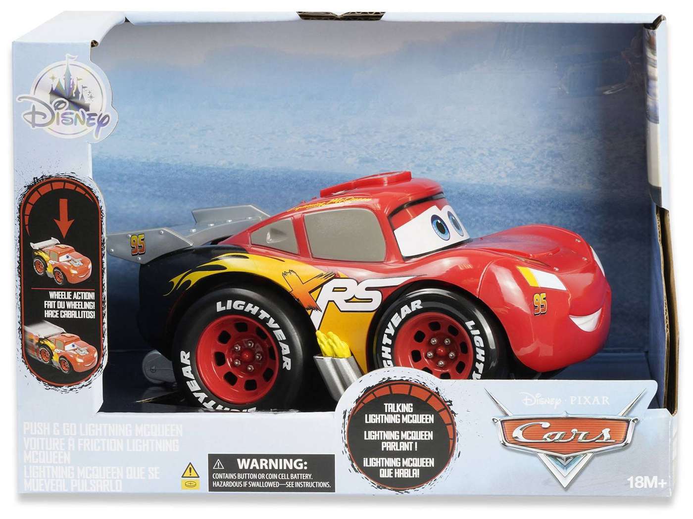 Disney / Pixar Cars Push & Go Lightning McQueen Vehicle - image 1 of 2
