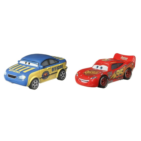 Disney Pixar Cars Race Official Tom & Lightning McQueen 2-Pack