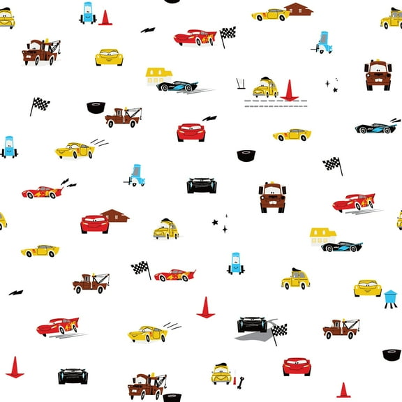 Disney & Pixar Cars Racing Peel & Stick Wallpaper