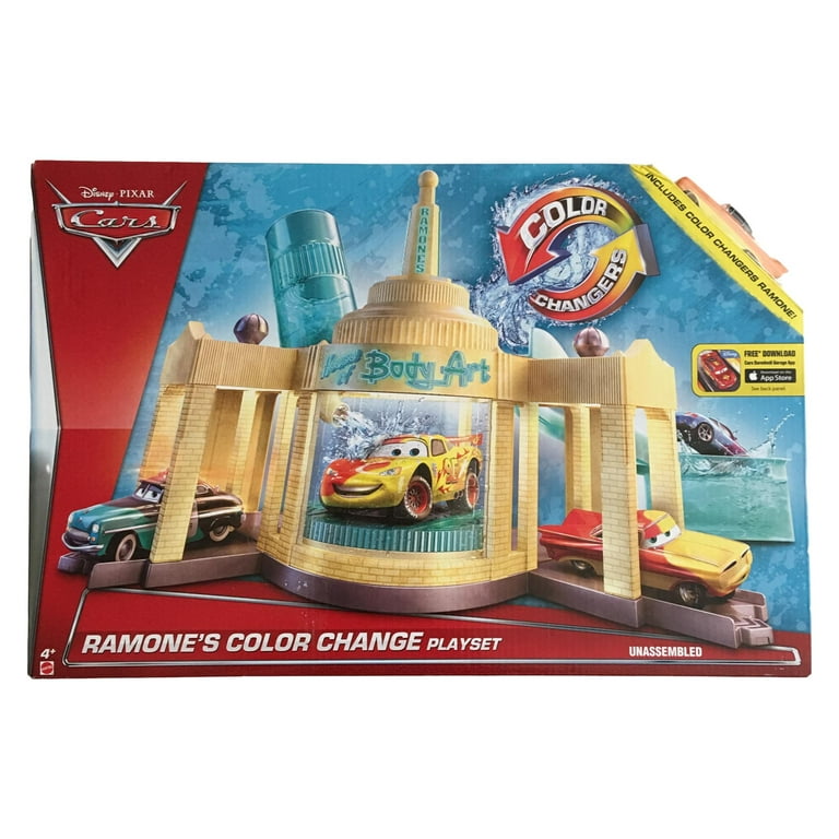 Cars ramone color change playset shop