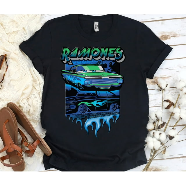 Disney Pixar Cars Ramones Big Flames TShirt, Disney Cars Shirt, Family
