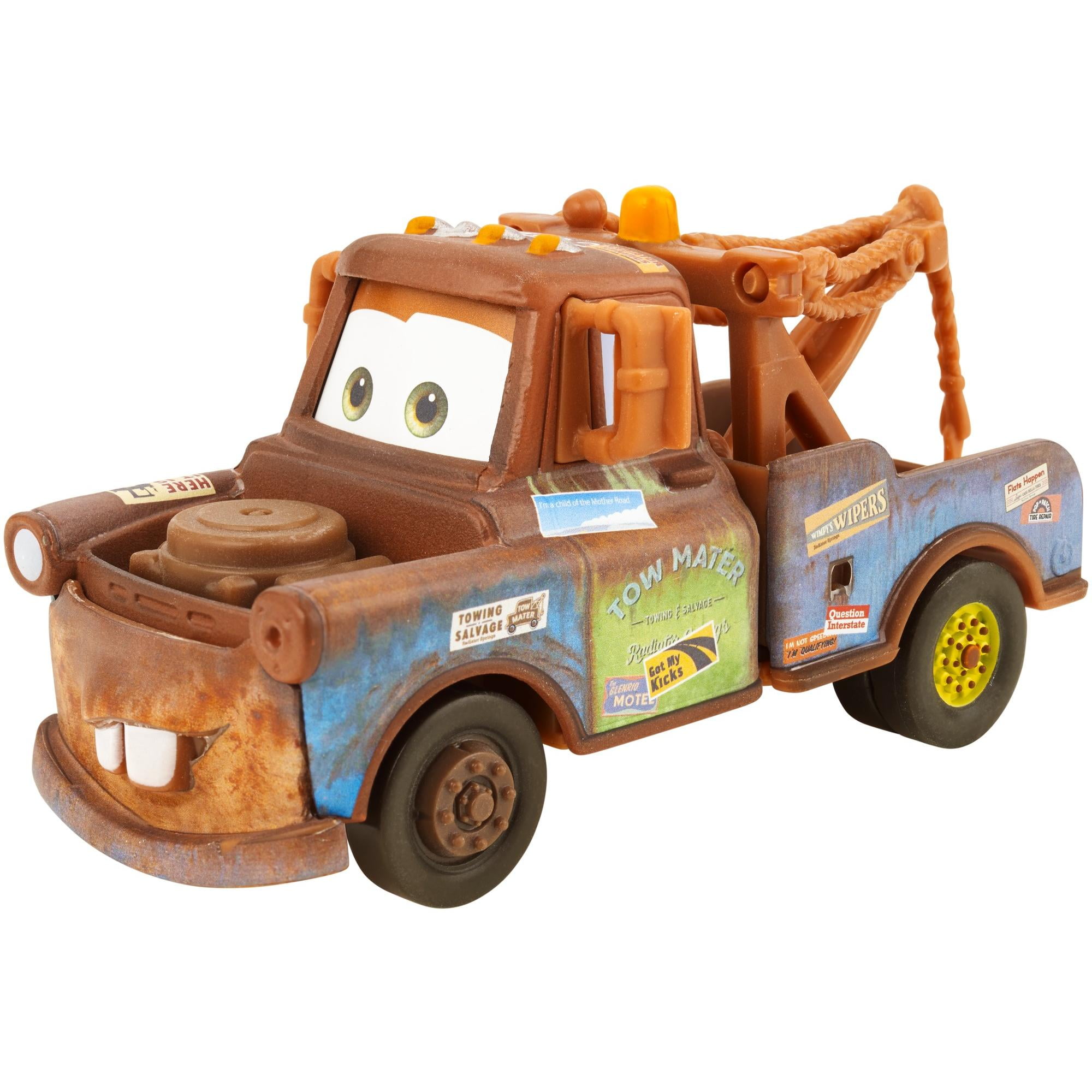  Disney Pixar Cars Road Trip Lightning McQueen 1:55 Scale : Toys  & Games