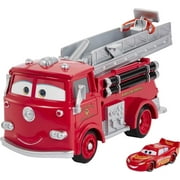 Disney Pixar Cars Stunt and Splash Red with Exclusive Color Change Lightning McQueen Vehicle