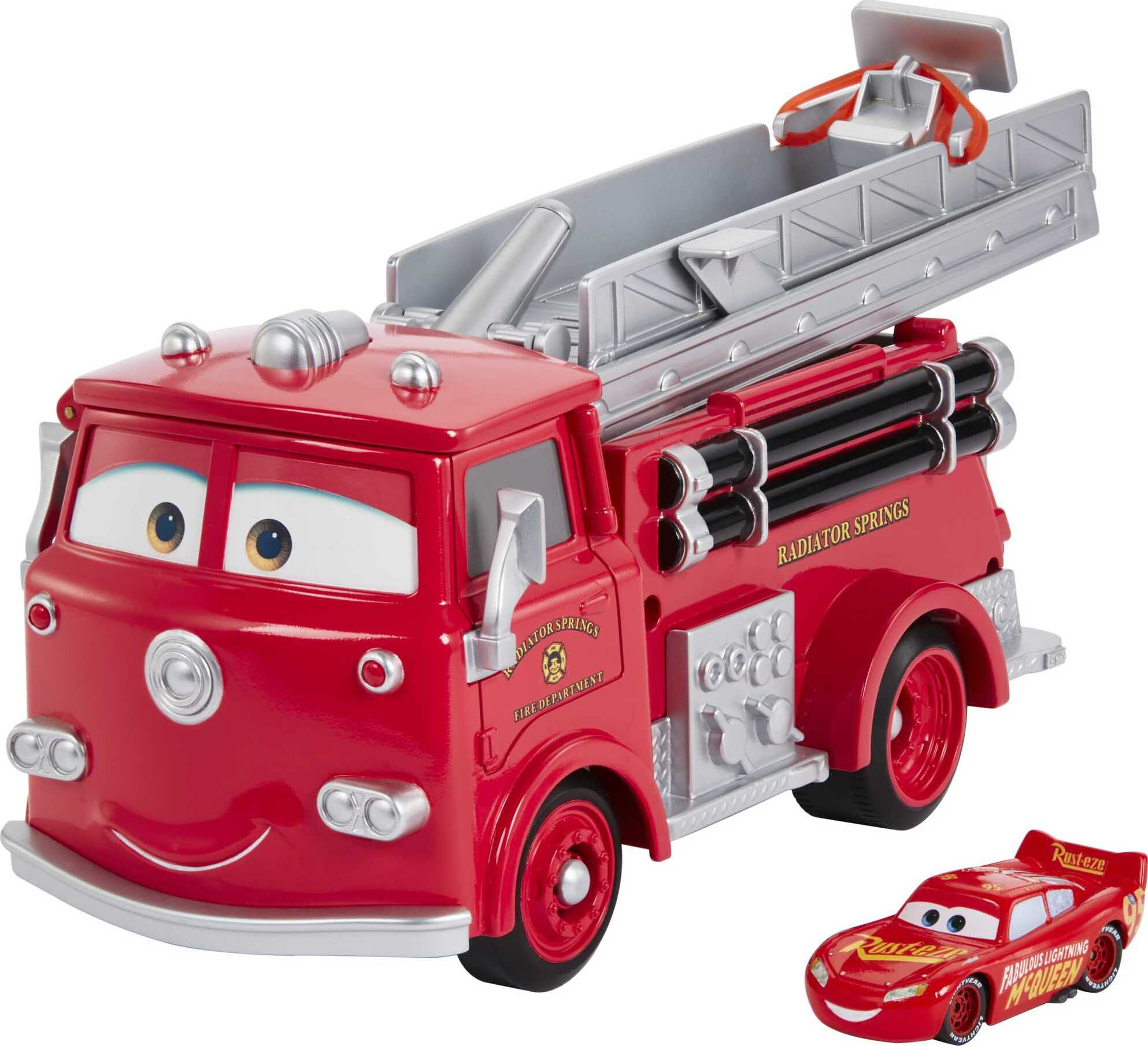 Disney Pixar Cars Stunt and Splash Red with Exclusive Color Change Lightning McQueen Vehicle - image 1 of 7