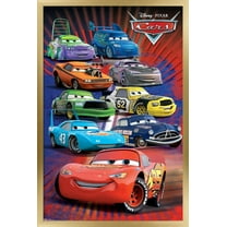 Disney Pixar Cars - Supercharged Wall Poster, 14.725" x 22.375", Framed