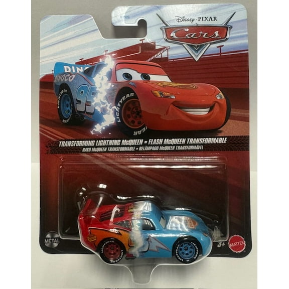 Disney Pixar Cars TRANSFORMING LIGHTNING MCQUEEN 1:55 Scale