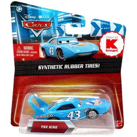 Disney Pixar Cars, Exclusive Die-Cast Vehicle, The King with Synthetic Rubber Tires, 1:55 Scale