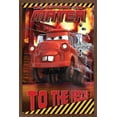 thumbnail image 1 of Disney Pixar Cars Toons - Rescue Wall Poster, 14.725" x 22.375", Framed, 1 of 3