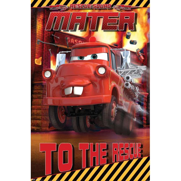 Disney Pixar Cars Toons - Rescue Wall Poster, 14.725" x 22.375"