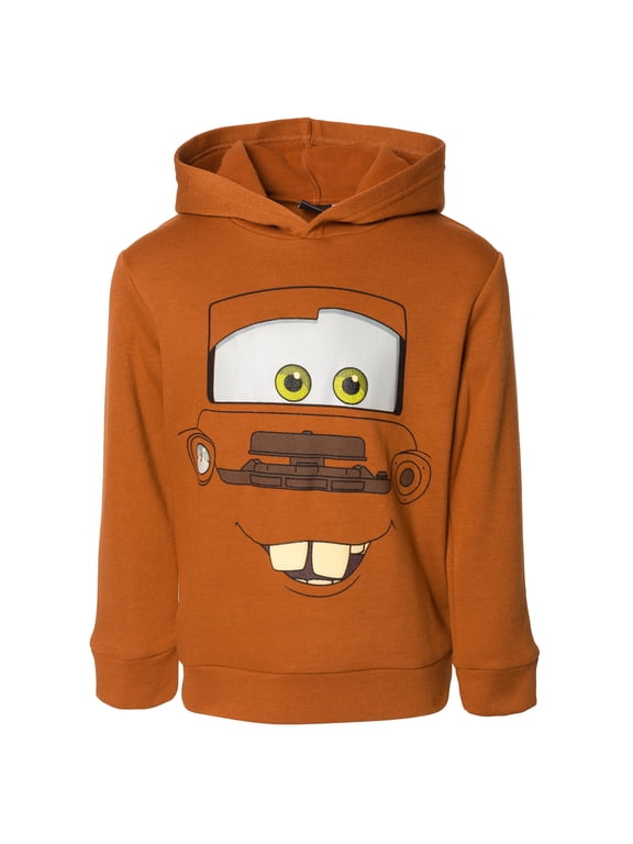 Pixar Cars Tow Mater Toddler Boys Fleece Pullover Hoodie Toddler to Big Kid