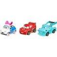 thumbnail image 1 of Disney Pixar Cars Toys, Mini Racers 3-Pack Metal Toy Cars, 1 of 6