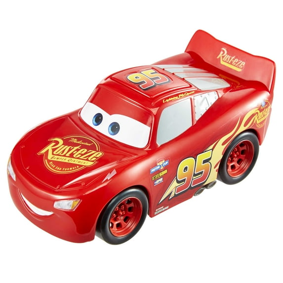 Disney Pixar Cars Track Talkers Lightning McQueen Talking Toy Car, 5.5 inch Collectible Play Vehicle