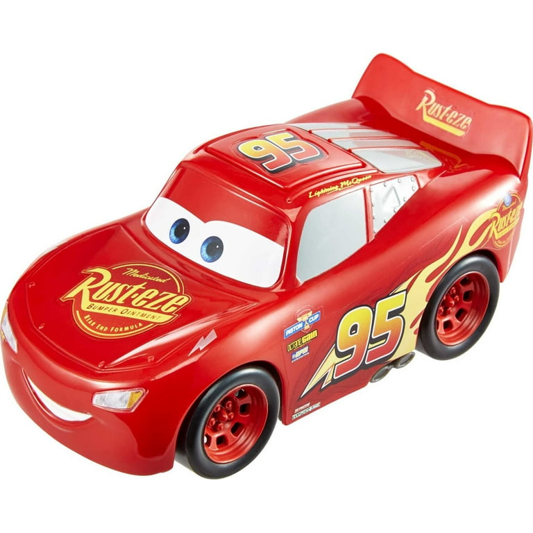 Disney Pixar Cars Track Talkers Lightning McQueen Talking Toy Car, 5.5 inch  Collectible