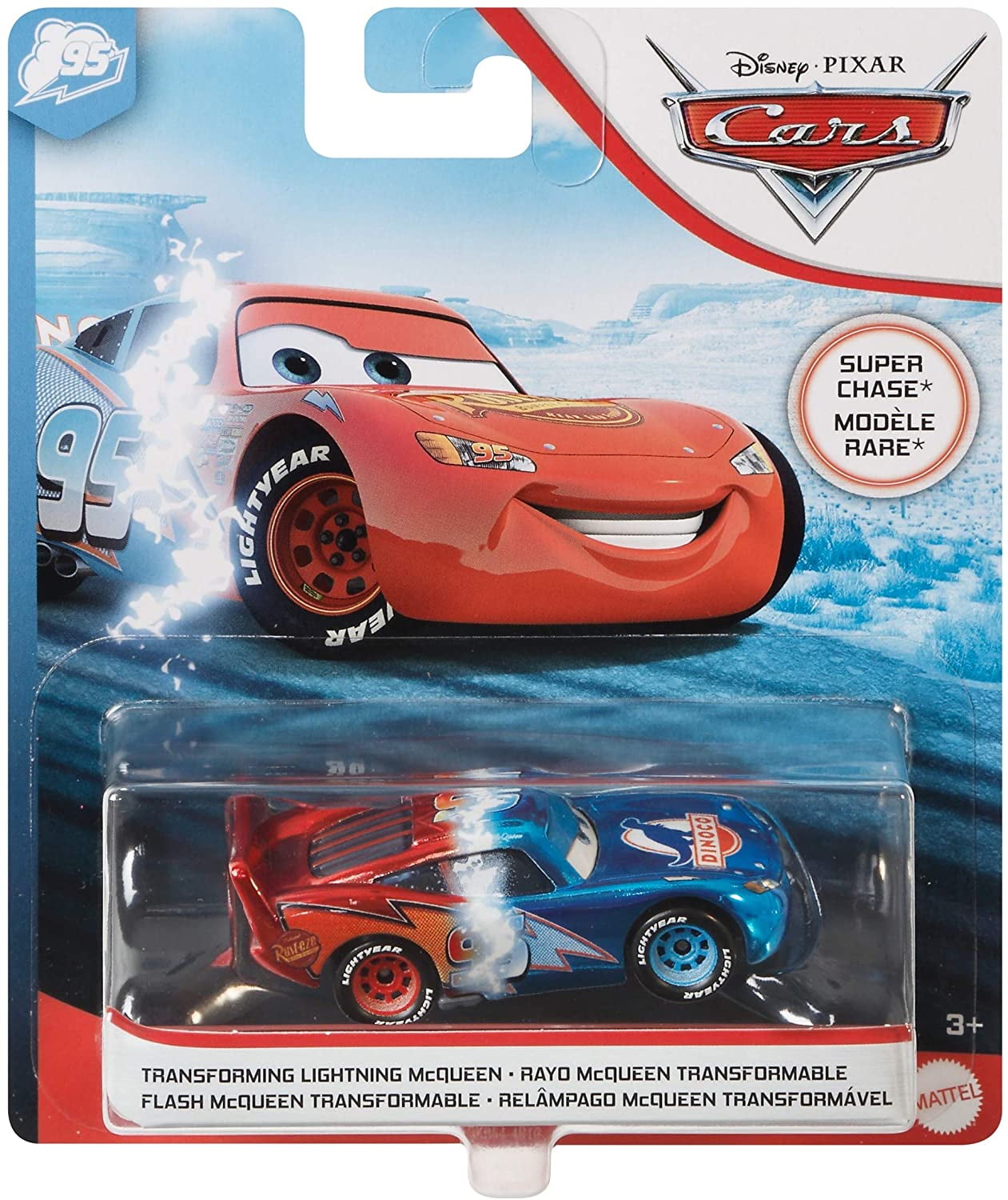 Dinoco Transforming Fabulous Lightning Mcqueen Disney Pixar Cars