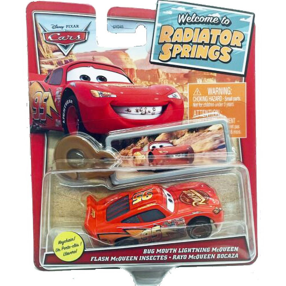  Disney Cars Golden Die-Cast Lightning McQueen 1:55Scale Movie  Character for Racing and Storytelling Fun, Gift for Kids Age 3 Years and  Older : Toys & Games