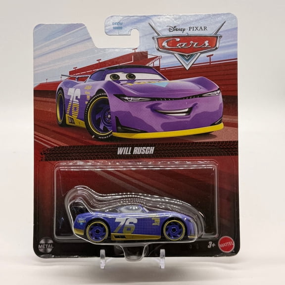 Disney Pixar Cars Will Rusch Diecast 1:55 Scale Metal Vehicle