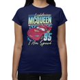 thumbnail image 1 of Disney Pixar Cars Women's I Am Speed T-Shirt (Iris Navy, S-XXL), 1 of 4