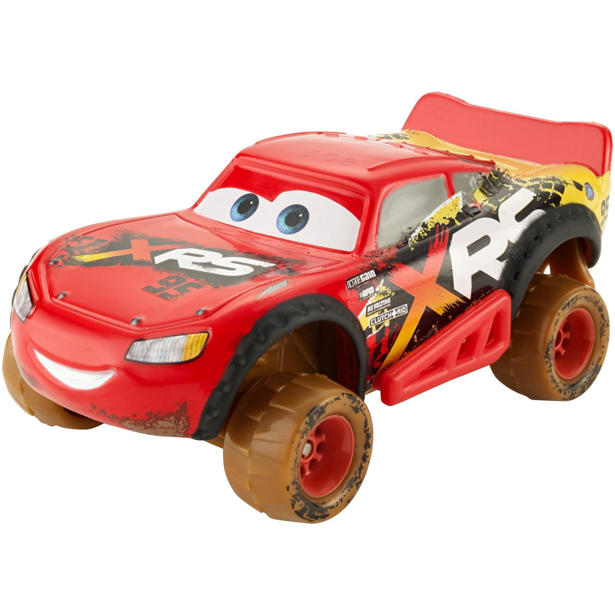 Disney Parks Pixar Cars Lightning McQueen & Ralph Carlow Pullback Car New W  Box