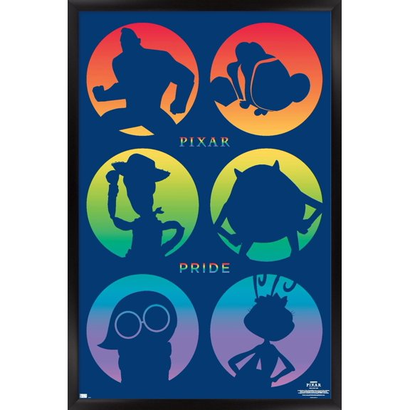 Disney Pixar - Character Pride Wall Poster, 22.375" x 34" Framed