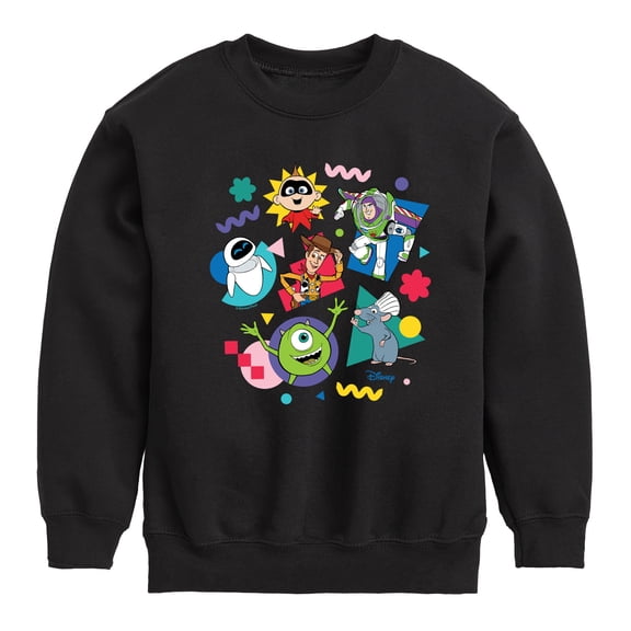 Disney - Pixar Character Shapes - Toddler & Youth Crewneck Fleece Sweatshirt