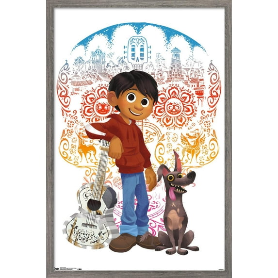 Disney Pixar Coco - Duo Wall Poster, 22.375" x 34", Framed