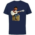 thumbnail image 1 of Disney Pixar Coco Miguel Rivera Playing Guitar T-Shirt - Short Sleeve Cotton T-Shirt for Adults - Customized-Athletic Navy, 1 of 5