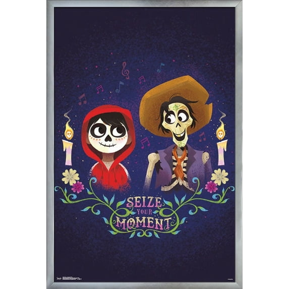 Disney Pixar Coco - Remember Me Wall Poster, 22.375" x 34", Framed