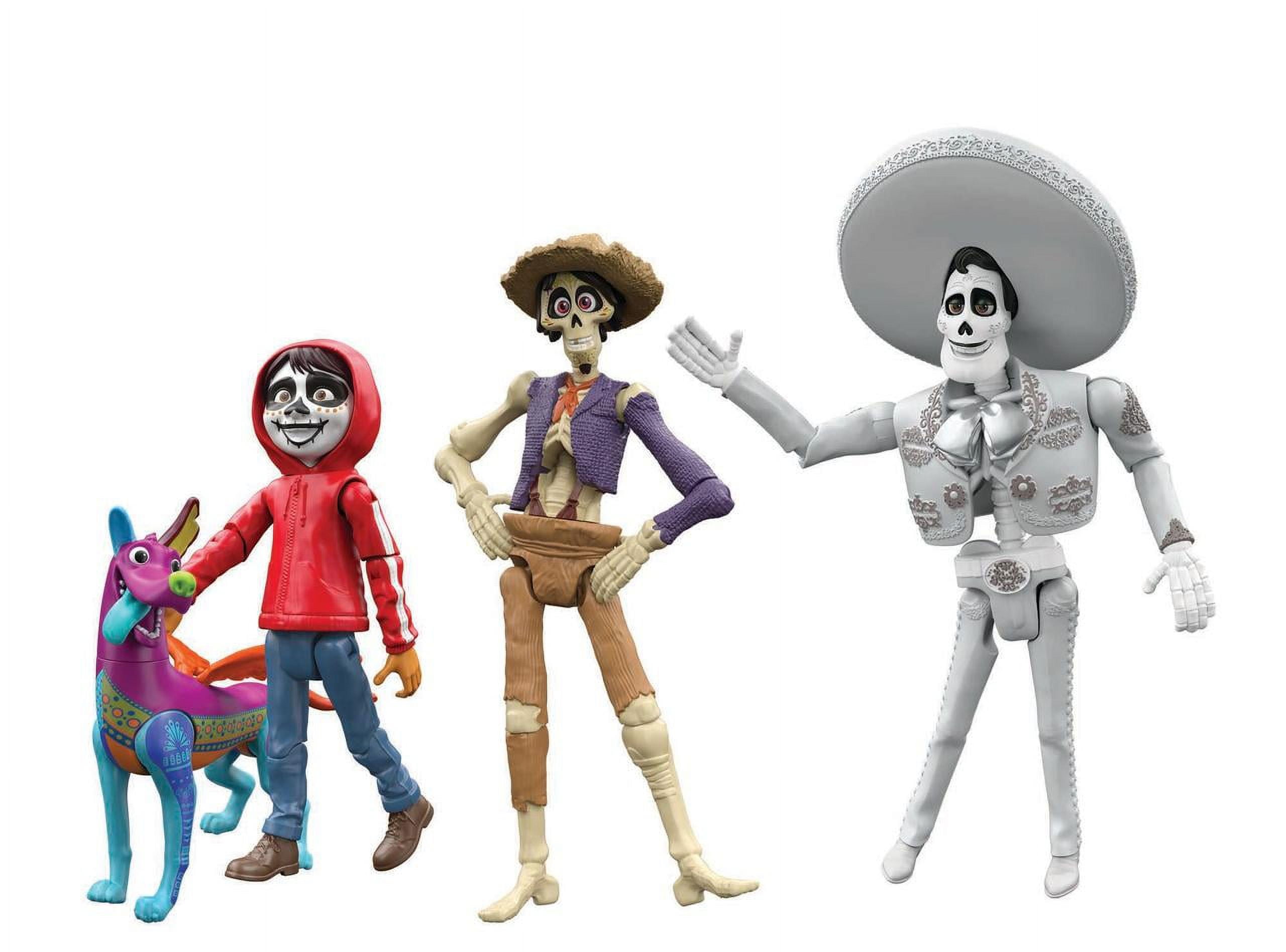 Disney Pixar Coco Storytellers Pack, Collectible Set with 4 Action Figures,  In the Land of the Dead