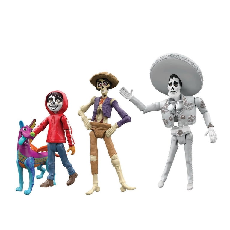 Disney Pixar Coco 4-Inch Action Figures, Storytellers Pack with