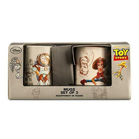 Disney Pixar D23 Exclusive Toy Story 20th Anniversary Mug Set