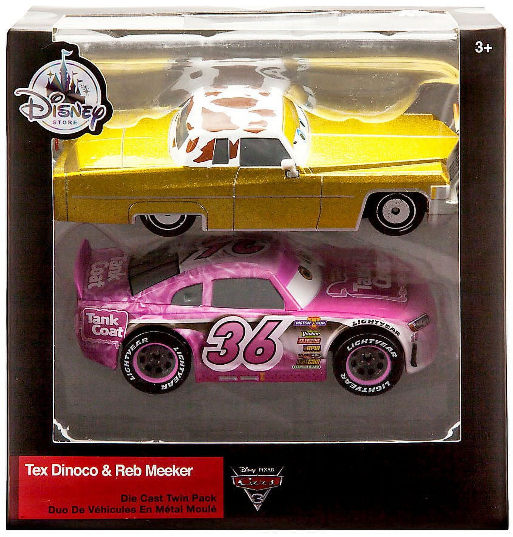 Disney Pixar Die-Cast Car and Truck Play Vehicles, Metal Multicolor, 2 Count