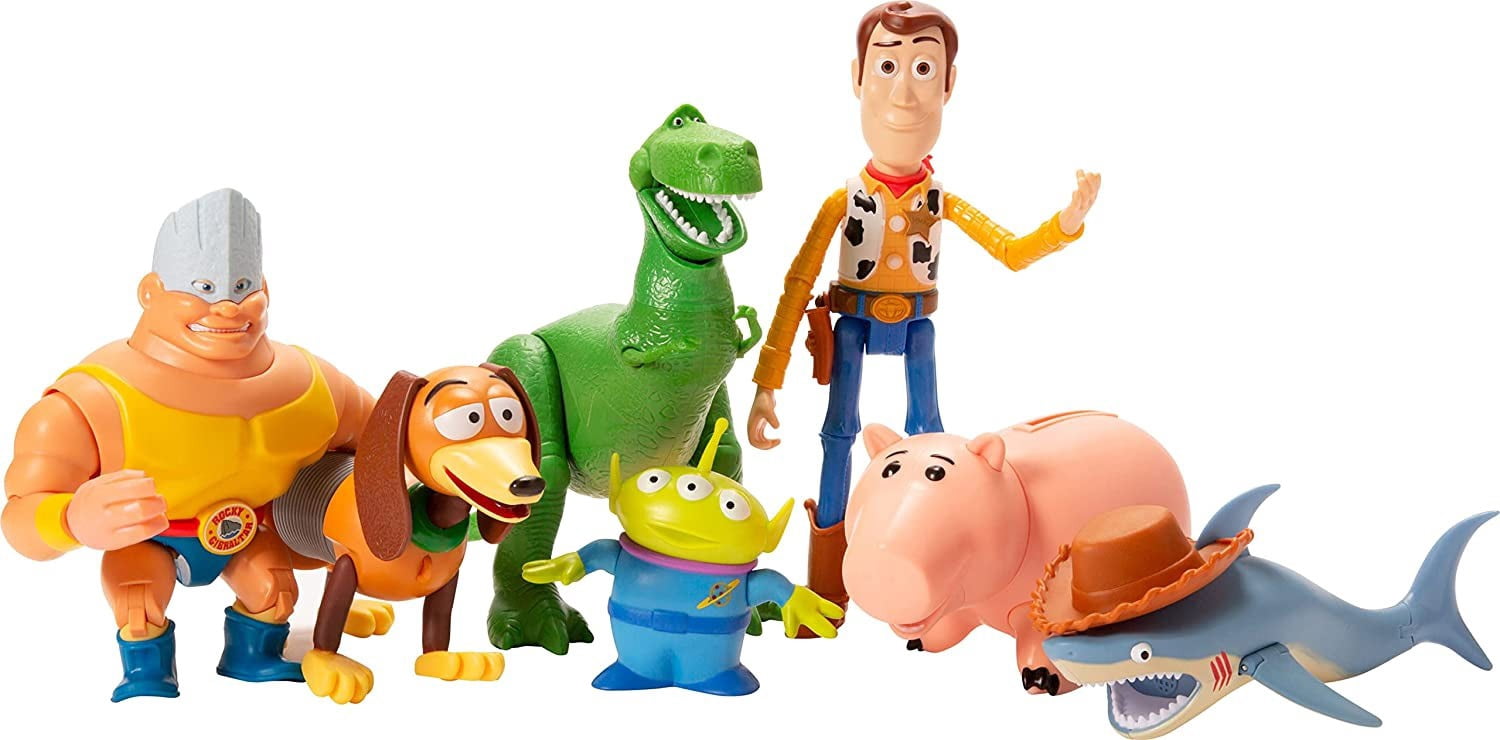 Mattel Disney Pixar Toy Story 7 Action Figures HNN48, Collectible