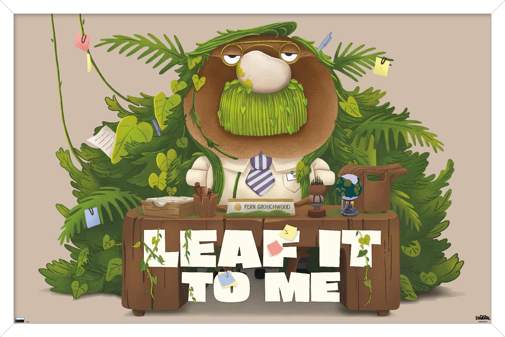 Disney Pixar Elemental - Leaf It To Me Wall Poster, 22.375" x 34" Framed