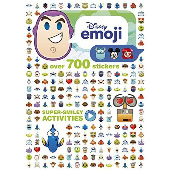 Pre-Owned Disney Pixar Emoji Super-Smiley Activities: Over 700 Stickers Paperback