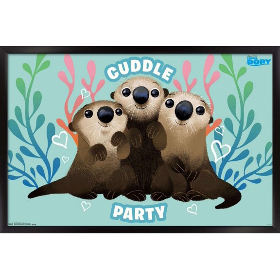 Disney Pixar Finding Dory - Cuddle Wall Poster, 14.725" x 22.375", Framed