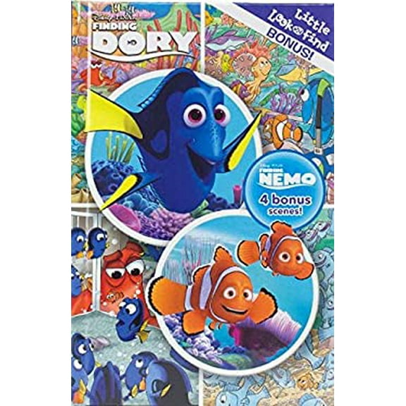 Pre-Owned Disney Pixar - Finding Dory Little and Finding Nemo Little Look and Find Bonus - PI Kids (Hardcover) 150371215X