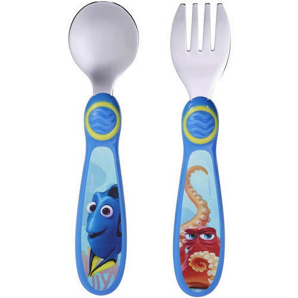 Ocean Theme - Kids Cutlery Fork and Spoon Set