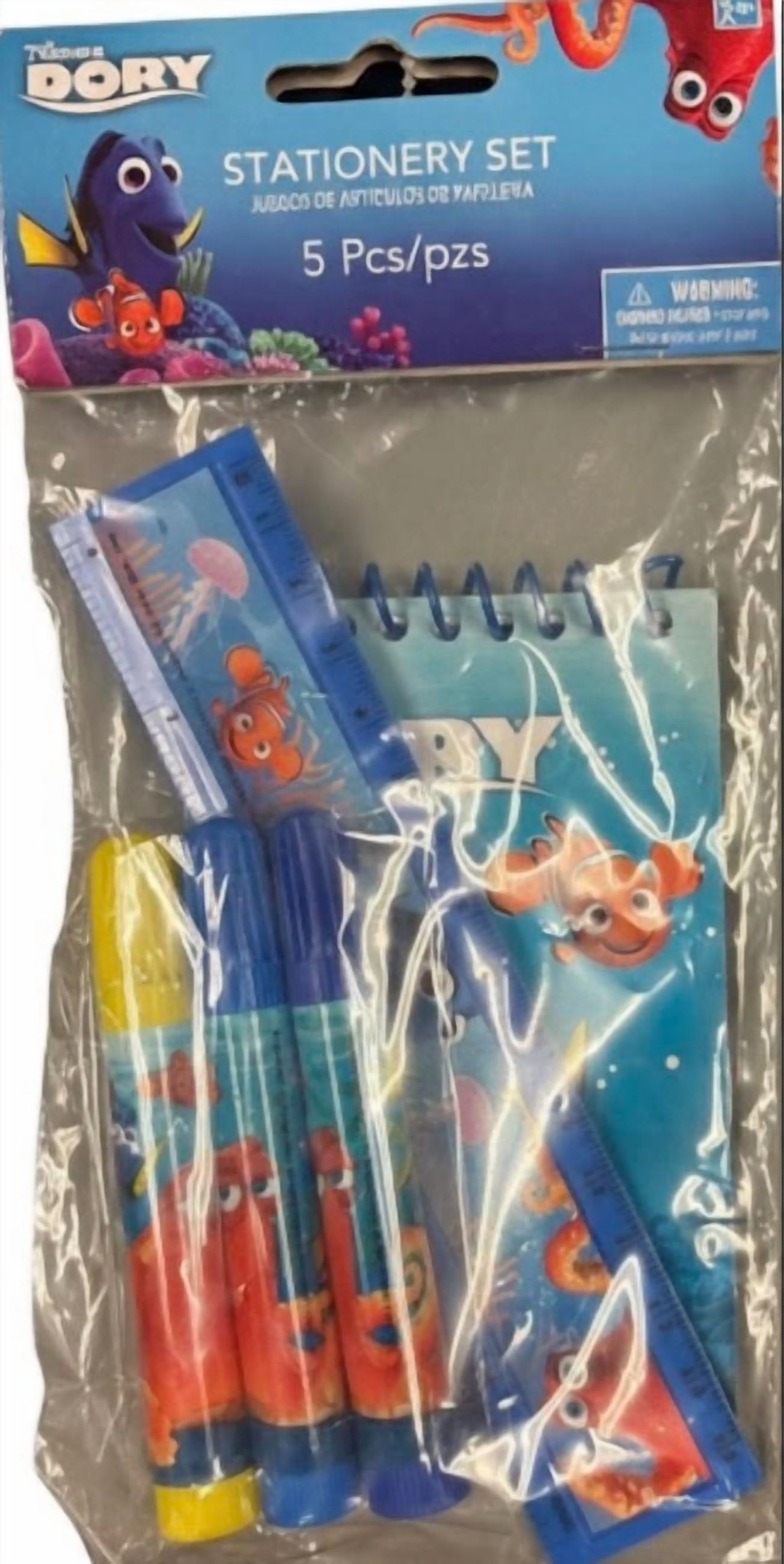 Disney Pixar - Finding Dory Stationary Set (Includes Notepad, Markers ...