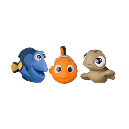Disney Pixar Finding Nemo Bath Toys, Nemo, Dory & Squirt Bath Squirter Toys, 3 Pack