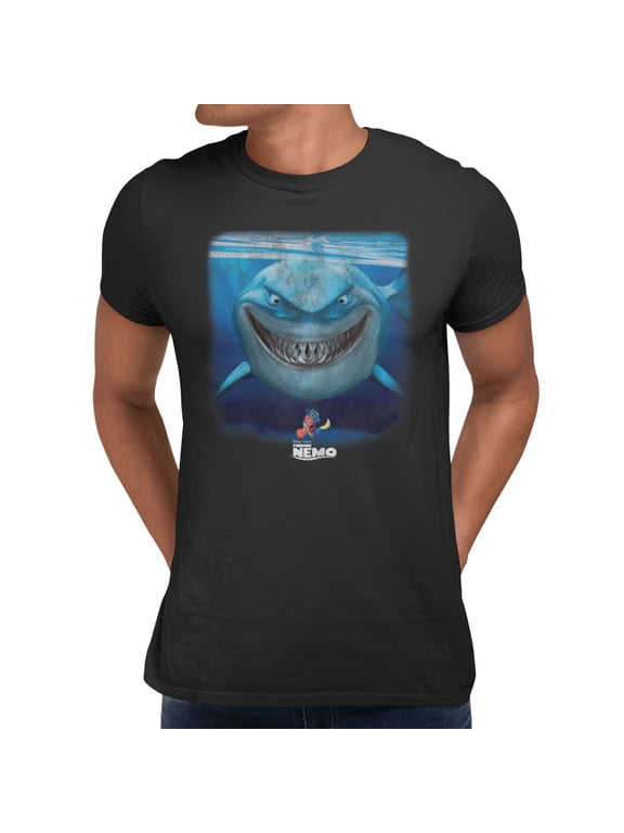 Pixar Finding Nemo Bruce Grin Men's T-Shirt (Black, S-XXXL)