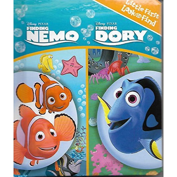 Pre-Owned Disney Pixar Finding Nemo / Disney Pixar Finding Dory Little First Look and Find