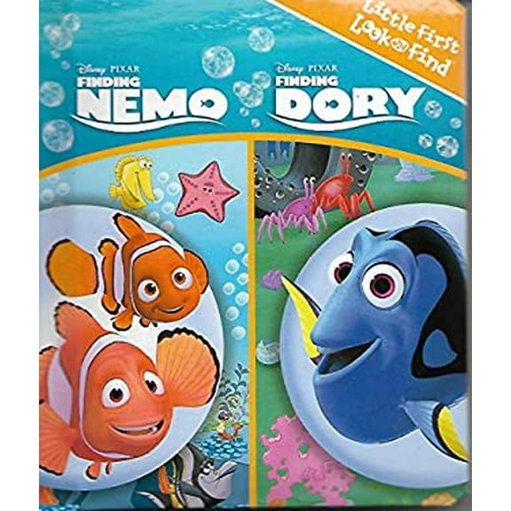 Pre-Owned Disney Pixar Finding Nemo Disney Pixar Finding Dory Little First Look and Find Paperback