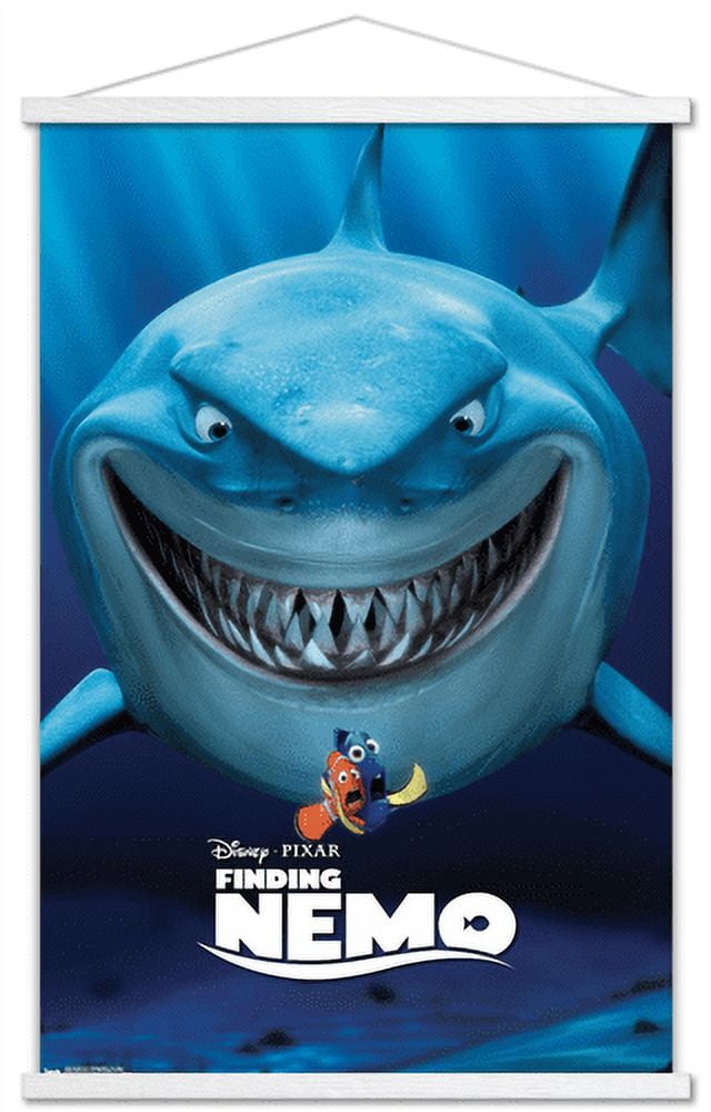 Disney Pixar Finding Nemo - One Sheet Wall Poster with Wooden