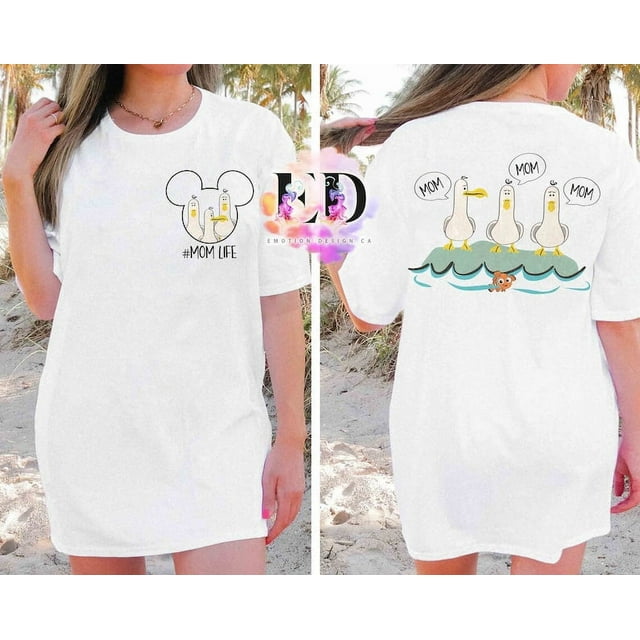 Disney Pixar Funny Finding Nemo Seagulls MOM Tshirt, Mother's Day