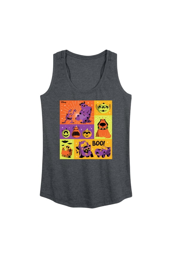 Pixar - Halloween Movie Grid - Women's Racerback Tank Top