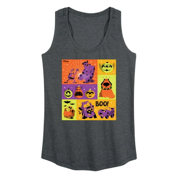 Disney Pixar - Halloween Movie Grid - Women's Racerback Tank Top