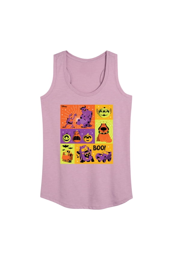 Pixar - Halloween Movie Grid - Women's Racerback Tank Top