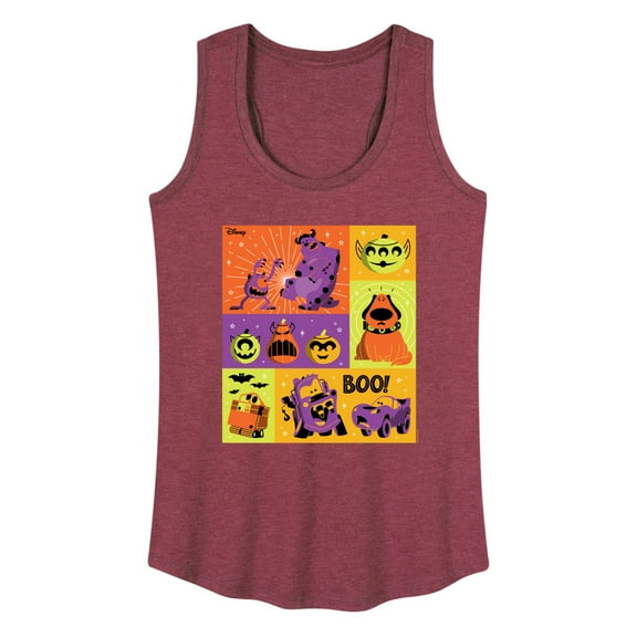 Disney Pixar - Halloween Movie Grid - Women's Racerback Tank Top