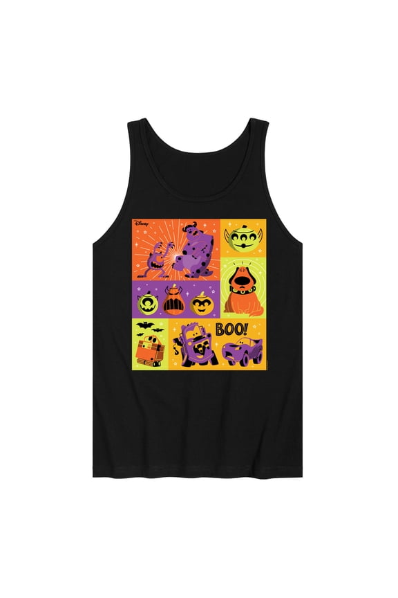 - Halloween Movies Grid Graphic Tank Top